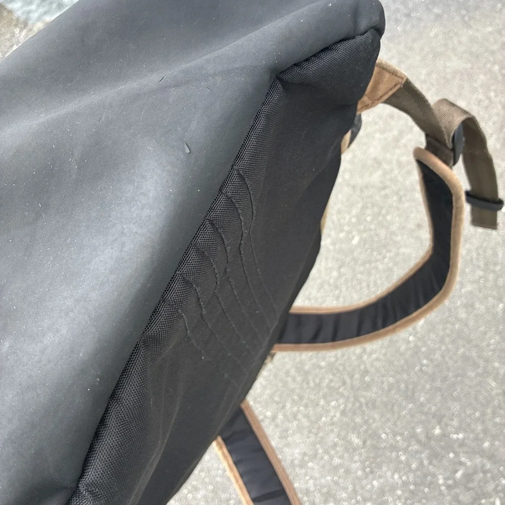 Superdry Small PATCHES Backpack Bag Brown 